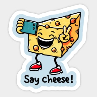 Say Cheese Sticker